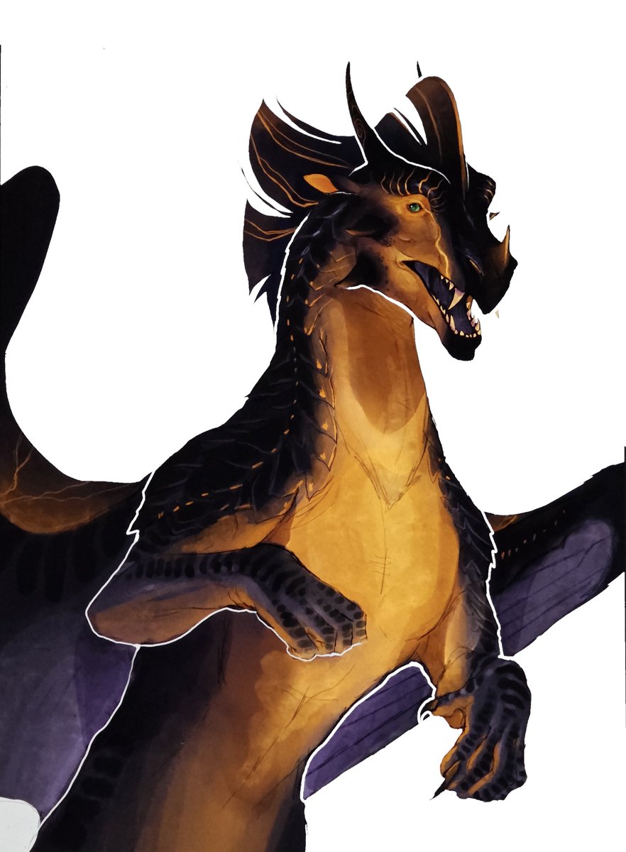 Intermariam's tweet photo. Request for a friend from Telegram #WingsofFire #WoF #wofart #art #dragon #sand https://t.co/3cfQth2waY