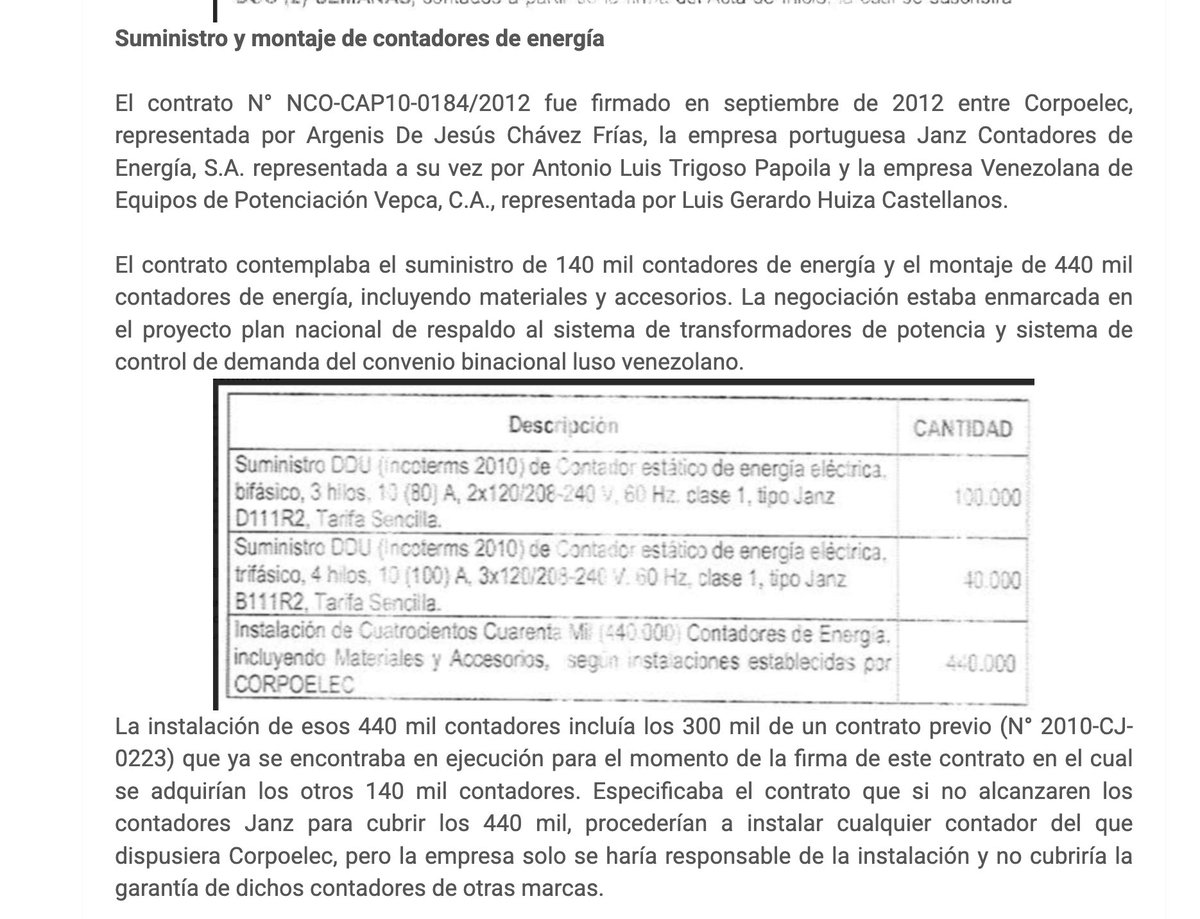 maibortpetit's tweet photo. #Urgente ESTE ES EL REPORTAJE QUE ARGENIS CHÁVEZ FRÍAS QUIERE CENSURAR Y @Google eliminó de susresultados de búsqueda for un falso reclamo de copyright.

Investigamos las multimillonarias negociaciones de #Corpoelec durante la administración de Argenis Chávez Frías, hermano de Hugo Chávez: contratos, extensiones, aumentos de precios, múltiples adendas y empresas involucradas, mientras la crisis eléctrica venezolana continuaba.
Ahora pretenden sacar esta investigación de circulación mediante reclamos de copyright.
Si quieren enterrarla, hagámosla viral. Compártela.

👇 La investigación completa:
https://t.co/oZS3urtCh6

#Venezuela #Corpoelec #ArgenisChavez #Censura #PeriodismoDeInvestigacion