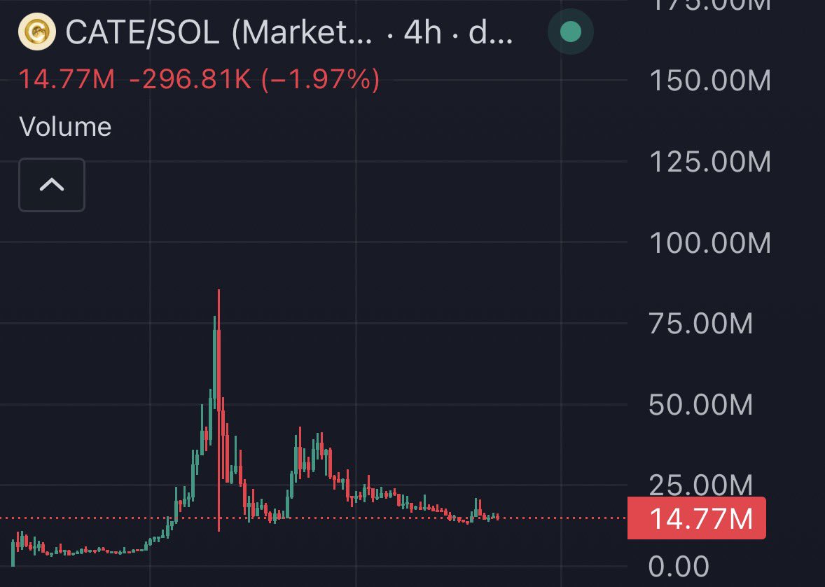 isellbeforeyou's tweet photo. I think cate’s fundamentals have only been growing stronger with each day

> 72,000 holders
> 30,000+ fomo holders (retail onboarding?)
> poorgoat 290k fomo followers
> relentless + active community
> believing in something

I’m not sure when we pico bottom before up only again but I think it’s close imo