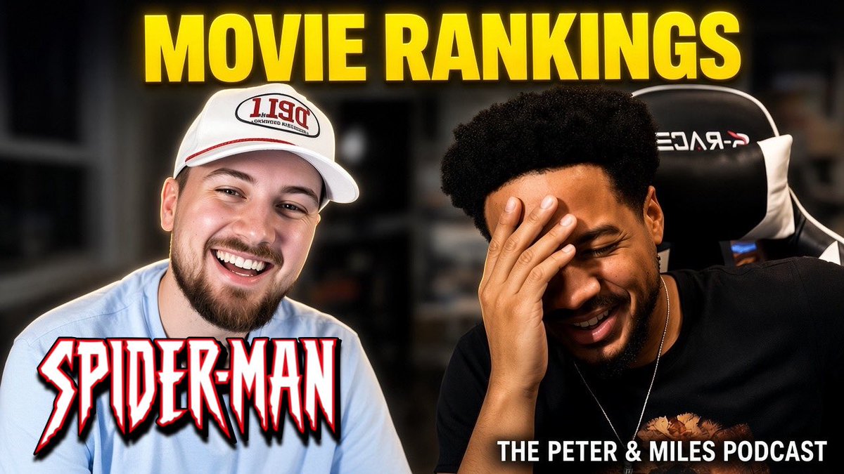 PeterAndMiles's tweet photo. Ranking ALL 11 Spider-Man Movies (W/ Brand New Day) *TRIGGER WARNING*🚨⚠️ . Video is now up on YouTube. https://t.co/fCnJWK5CHT

#SpiderMan #Ranking #SpiderManRanking #Movies #Marvel #SpiderManBrandNewDay https://t.co/6oxM31v00W