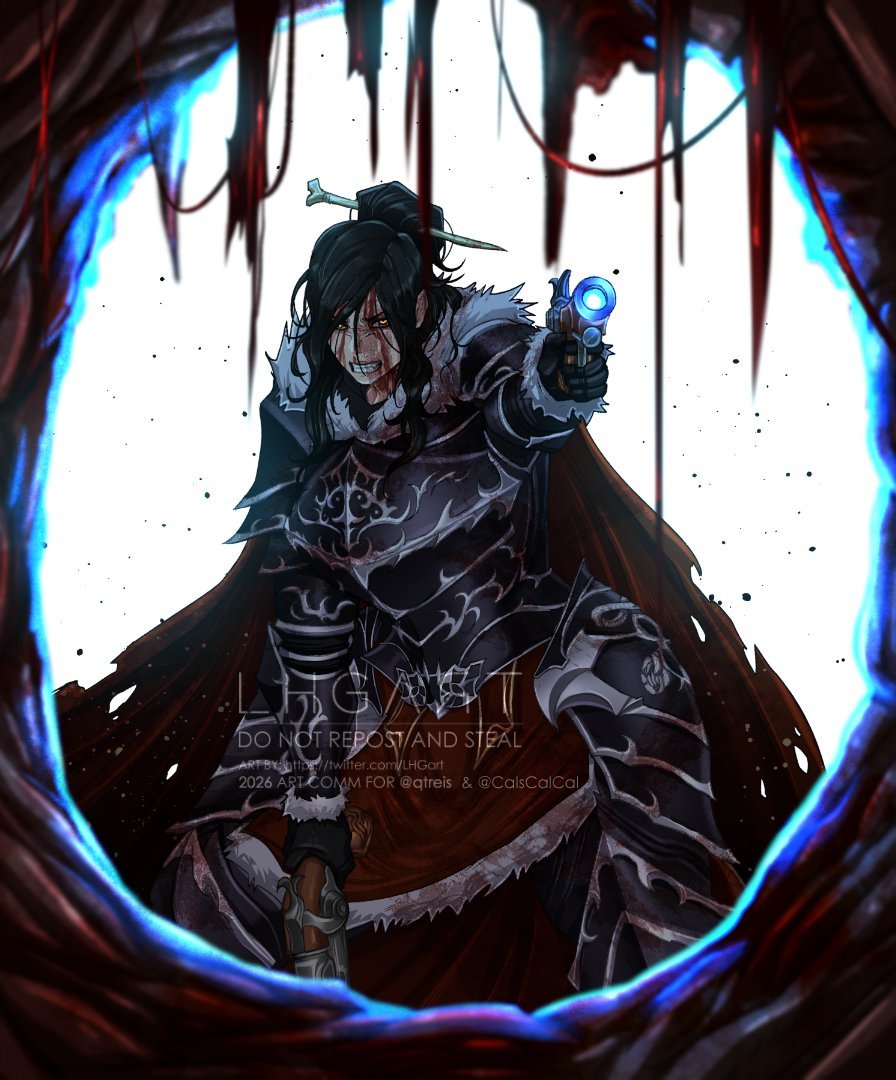 CalsCalCal's tweet photo. @TheArtDemons ☠️ thank you for the opportunity! Comm from @/LHGArt https://t.co/UPPClI0eNV