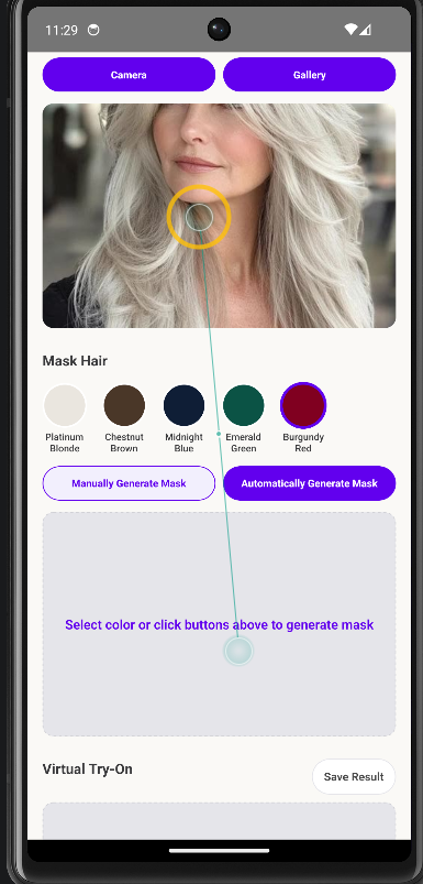 decko890's tweet photo. working on a app that changes  hair! the hardest part right now is the back end. need to create a mask for the hair which python is not great at.  #buildinpublic #indiedev https://t.co/DJcR5rZaOw