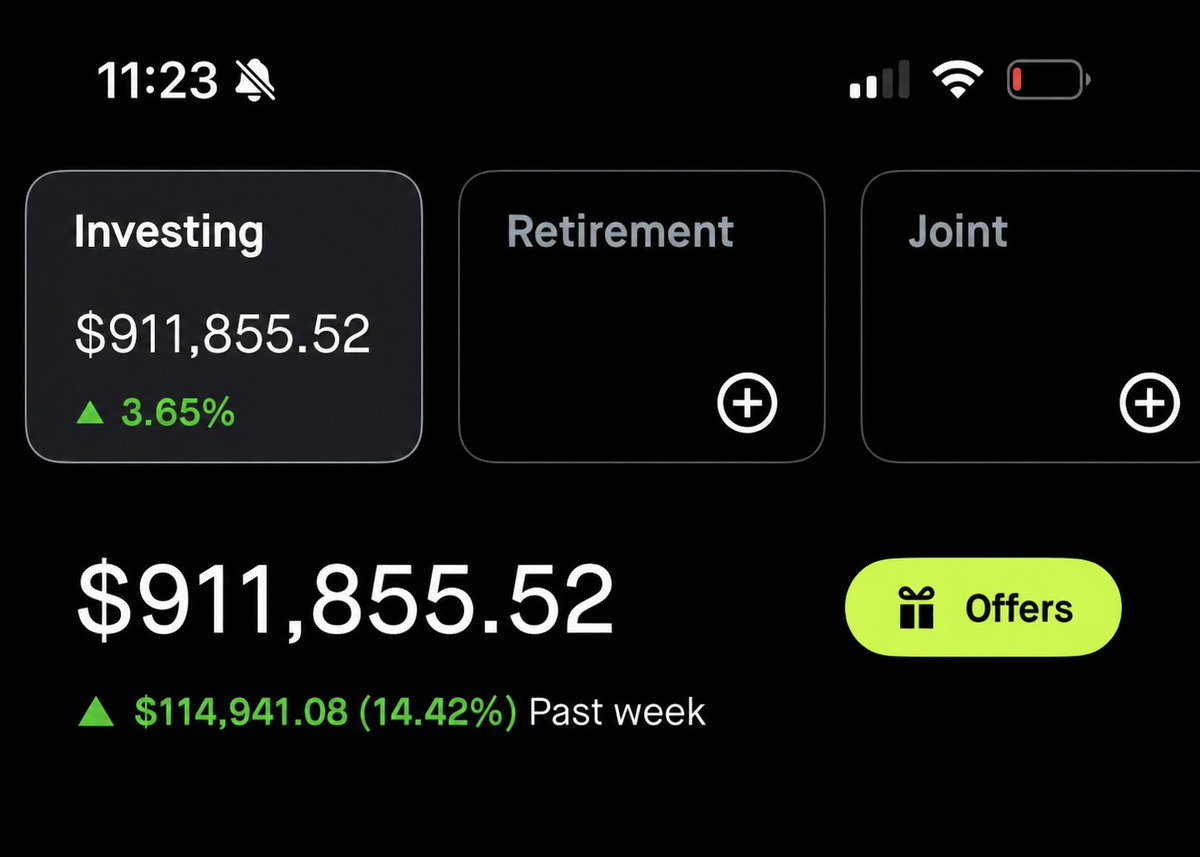 EdwardAlerts's tweet photo. We are going 10x harder next week

I gave you guys $PLTR for 317% return 🥰

I gave you guys $TSLL for 200% return 🥰

I gave you guys $DCBO for 157% return 🥰

I gave you guys $ABBV for 153% return 🥰

Like this post, repost &amp; follow me to jump onboard 🏄‍♂️ https://t.co/NJjSgZCAKA