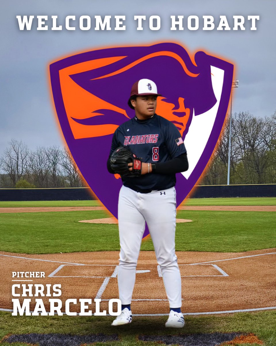 hobart_baseball's tweet photo. Meet our Class of 2030: Part 1

Chris Marcelo is a pitcher from Westbury, NY, coming to Hobart from Chaminade High School. He chose Hobart because “the academics, athletics, and all the the other opportunities that the school has to offer!

Excited to have you in Geneva, Chris! https://t.co/mHD3DoDlD8