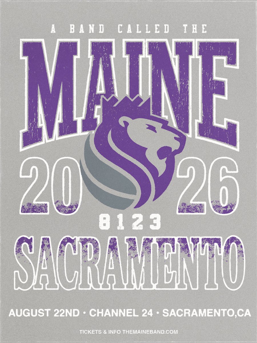 themaine's tweet photo. Sacramento!!!! Just over a week until we are back. Two sets from us. One acoustic. One full band. https://t.co/J0GME23jyT https://t.co/DBL1gS4pDP