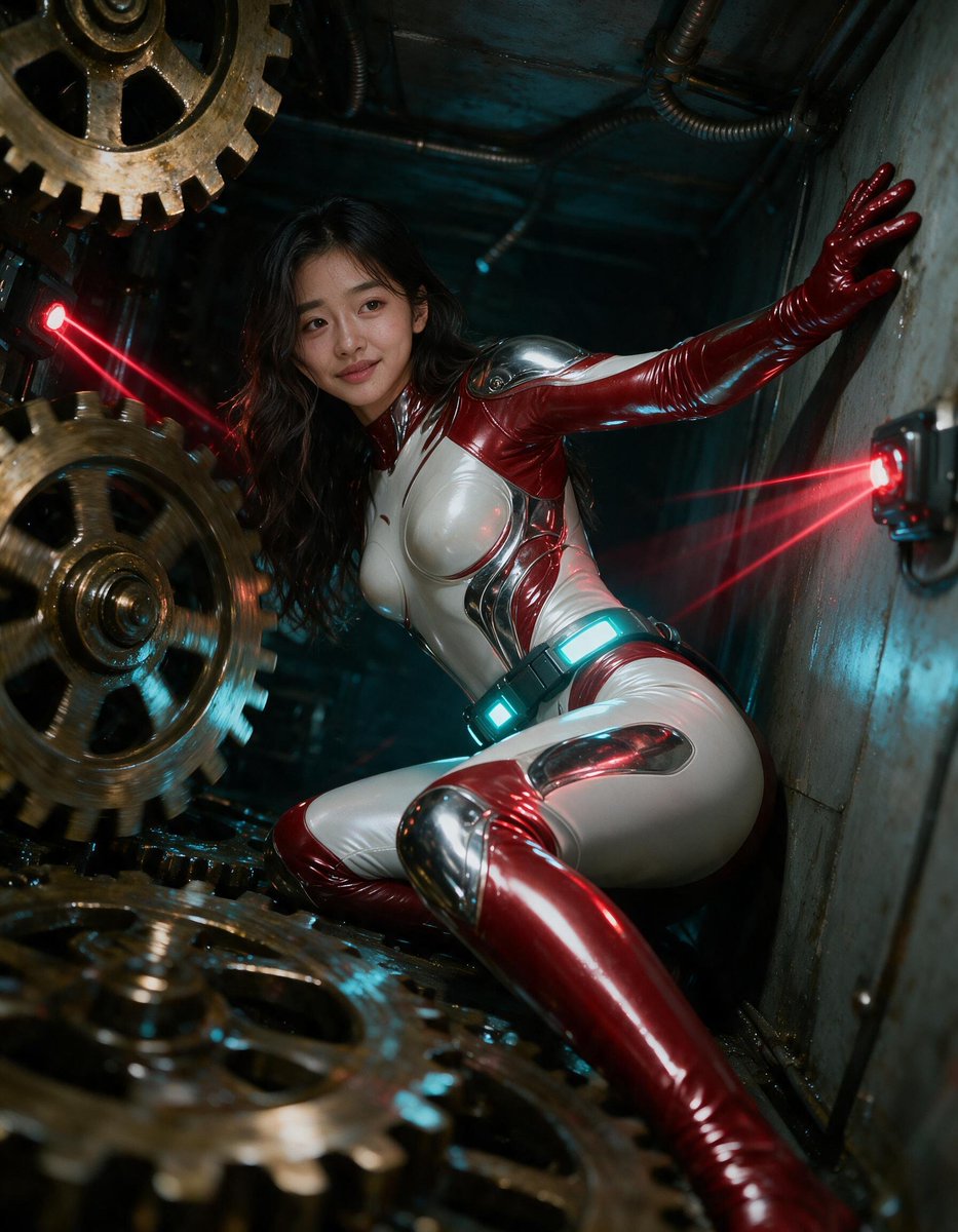 SenaMoonai's tweet photo. Navigating the inner workings! ⚙️ Dodging tripwires inside the facility's main gear shaft takes total concentration. One wrong move and the whole grid locks down. 🛑✨
#LaserMaze #SciFiAction https://t.co/tSe37zhBbI