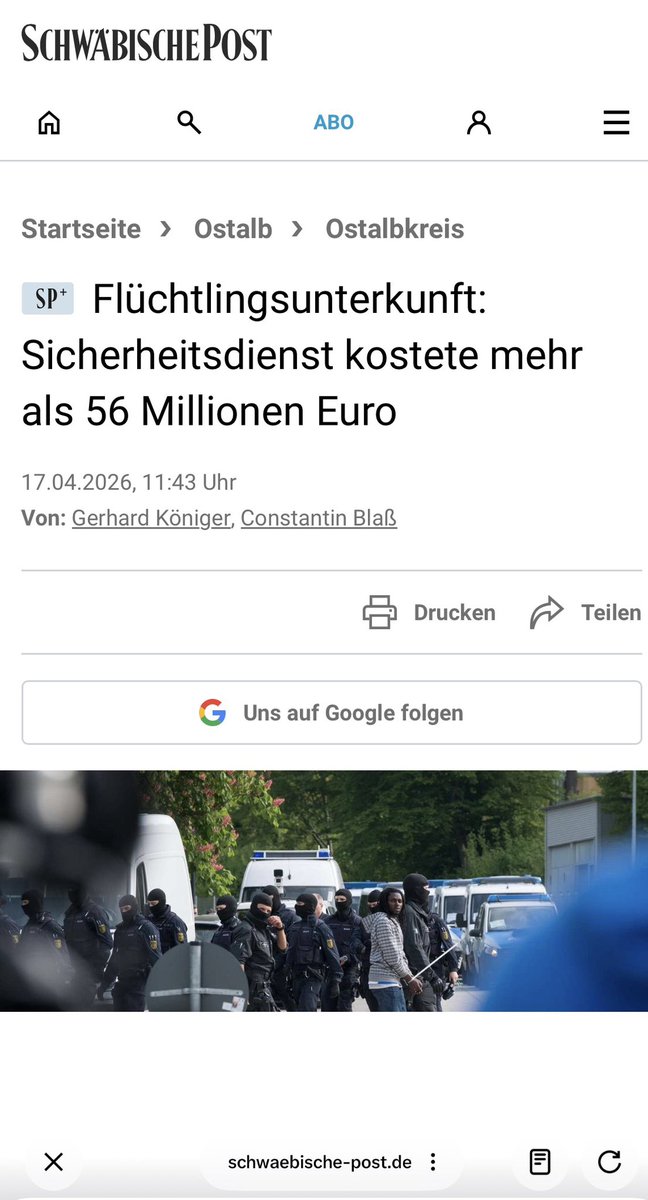 RominaLatinao's tweet photo. 56 Millionen Euro für den Sicherheitsdienst eines einzelnen Flüchtlingsheims ‼️

Ich erkläre euch, wer hier wirklich abkassiert:

Das ist ein modernisiertes Schutzgeld-Gewerbe auf eure Kosten‼️

Die Masche: Wie bei der Schutzgelderpressung wird erst eine Bedrohungslage provoziert und eskaliert – um danach teuren „Schutz“ anzubieten und Millionen einzustreichen.

Die Empfänger: Ein Großteil der Kohle fließt direkt in verfilzte, teils clanähnliche Subunternehmer-kriminelle Strukturen.

⚠️ Offiziell werden Mitarbeiter nur auf Minijob-Basis angestellt, damit sie parallel noch volle Sozialleistungen vom Staat beziehen. Der Rest des Gehalts läuft schwarz auf die Hand.

Der Steuerzahler zahlt dreifach – für überteuerte Verträge, für Sozialleistungen der Scheinangestellten und durch entgangene Steuern. Ein
 kriminelles Millionengeschäft‼️