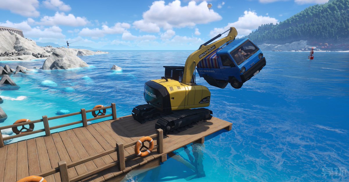 gamewikionline's tweet photo. 『NTE』Ver1.3でついにショベルカー実装！

中国コミュニティでは、
工事現場にあるショベルカーなどを、
イベント本編が始まる前から
実際に操作できることが判明！

中国ユーザーからは、

「これが一番面白い」
「他人の車をショベルで掴んで川に放生した」
といったスクショまで投稿されています

さらに「パトカーを掴んだまま走れるのか？」など、
自由すぎる検証も始まっている模様。

こういう街中で好き放題できるギミック、
NTEならではで面白いですね！

日本ではもう少し先ですが
皆さんはショベルカーで何をしてみたいですか？
#NTE #NTECreator