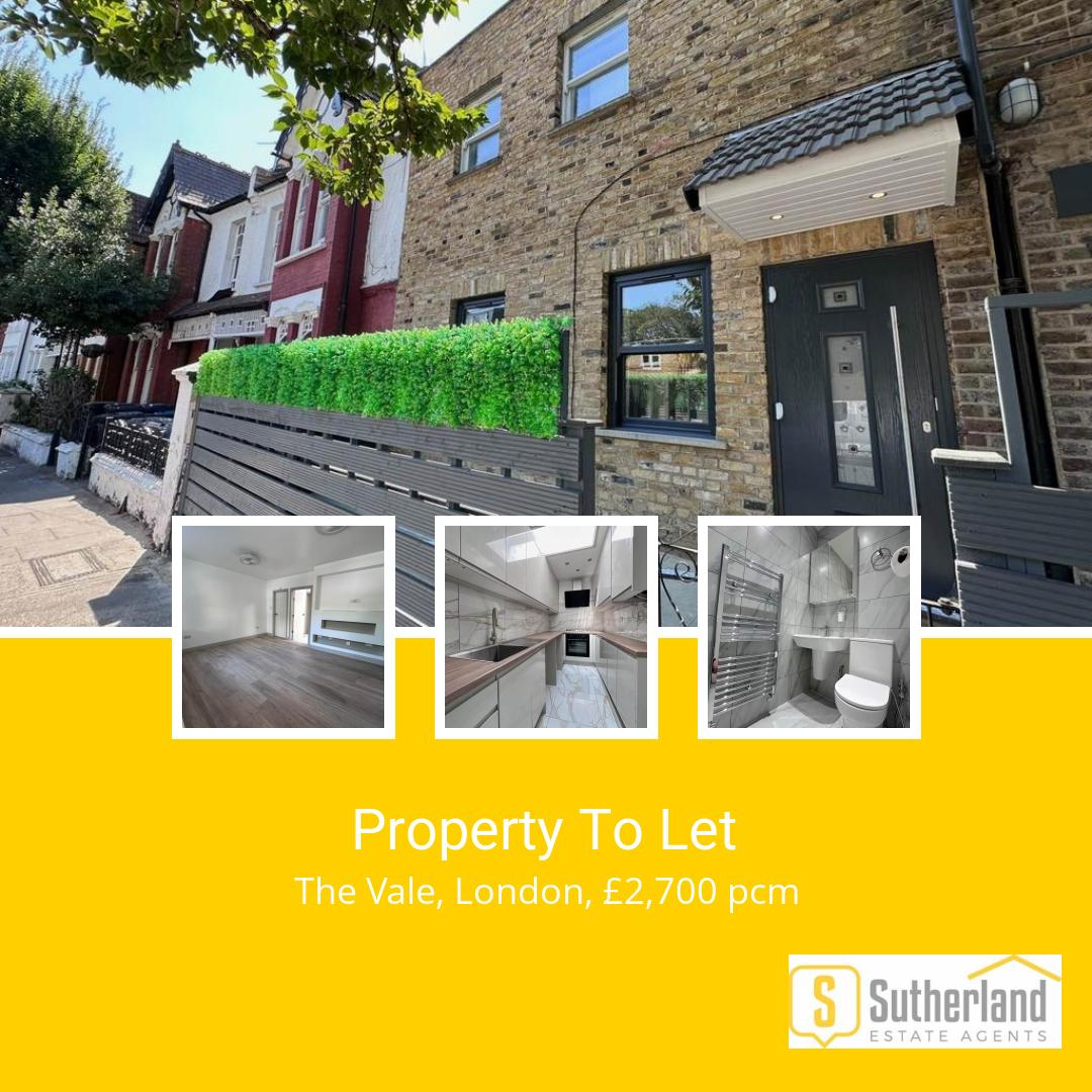 W13Alpha's tweet photo. New Property To Let
The Vale, London
To Let 2 Bed Terraced House £2,700 pcm

🏡 Brand-new two-bedroom terraced house  
🛁 Two modern bathrooms  
🌳 Private patio for outdoor space  
💷 £2,700 per month rental price  

For more information... https://t.co/kOtXOXJ890
