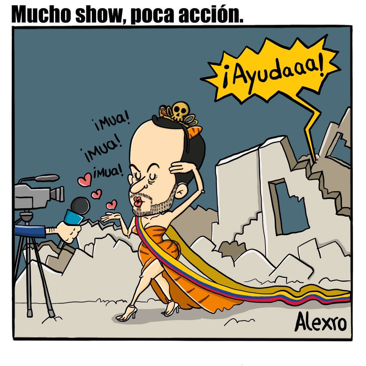 JossValero's tweet photo. #AbelardoDeLaEspriella  #DeLaEspriella 
#NOaLaAyudaDeLaIzquierda
#Colombia #Sismo #Terremoto
#México #Cali #Manizales #Chocó #Pereira #HayQueSerPendejo #ALV https://t.co/ZH9noakFDd