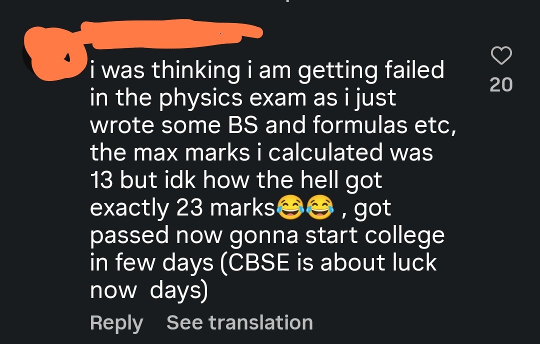 singh_adit38173's tweet photo. Truly , cbse is about luck nowdays 💯
#boycottcbse 
@cbseindia29 https://t.co/Ne3KqLw0XF