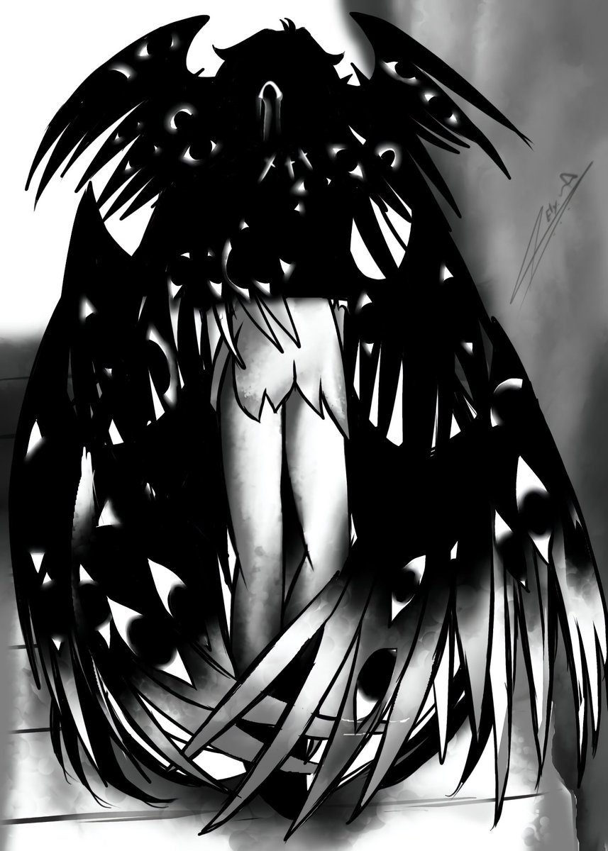Elyhorumimeow's tweet photo. Hihi its seraph Elf's time #backroomOC #seraphim #digitalart #fyp https://t.co/mk400BiQ47