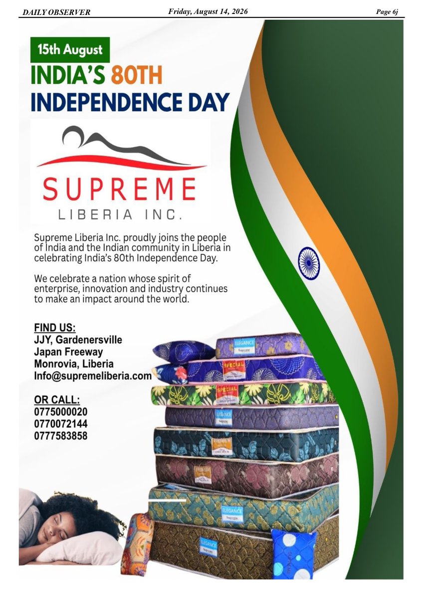 IndiainLiberia's tweet photo. https://t.co/an3yiEroMR