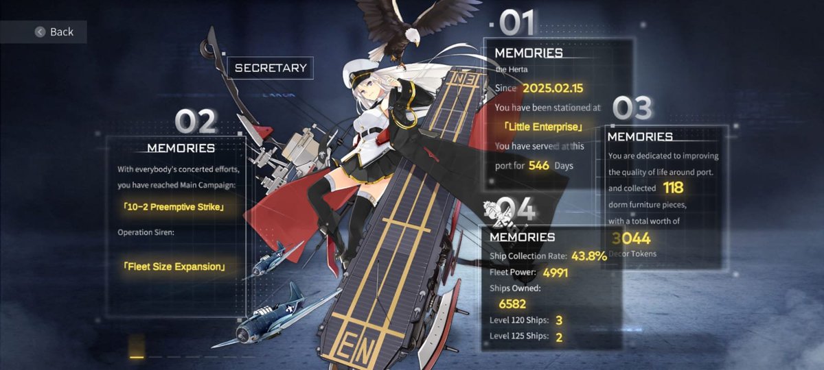 Roihan201006's tweet photo. @AzurLane_EN Never thought I'll play this game for so long, but I guess it's all because of you Enterprise ❤️ she's so cute 🥰 
Please more L2D+ and a retrofit for my Enty maybe 😁
Ohh thank you and happy anniversary AL! 🥳 

UID: 410510853
SERVER: Little Enterprise https://t.co/9woco7UvBi