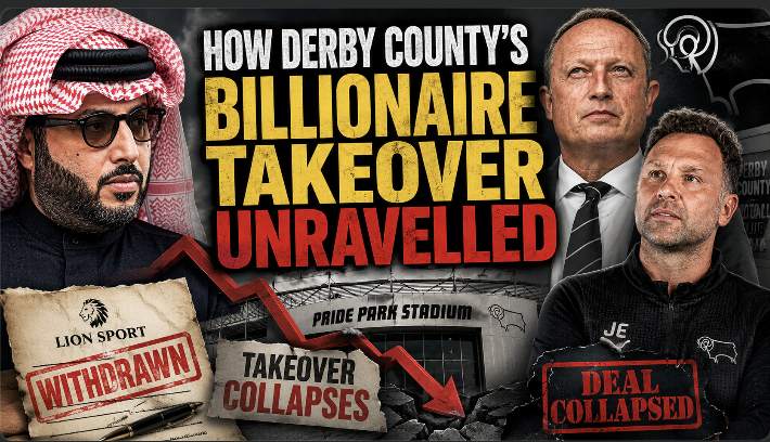 thederbydigest's tweet photo. 🚨 NEW DERBY COUNTY DOCUMENTARY! 🐏🎥

From billionaire dreams… to a deal that COLLAPSED.

I’ve taken a deep dive into the full story of Derby County’s failed Turki Alalshikh takeover — from the first reports in May, months of uncertainty, regulatory approval and finally Lion Sport walking away.

How did a takeover that appeared so close completely unravel?

🎥 WATCH HERE 👇
https://t.co/QDgBDWN7GN
Likes & reposts massively appreciated! 🖤🤍

#DCFC #DCFCFans