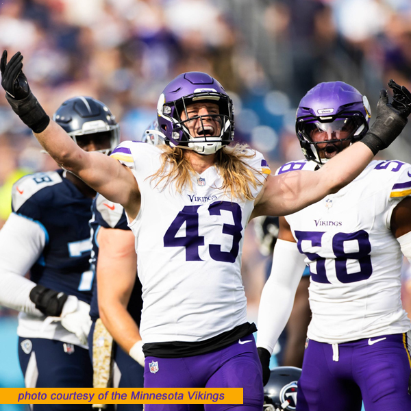 theSCRadio's tweet photo. 🏈 Rock Valley native Andrew Van Ginkel is entering his eighth NFL season with plenty still to accomplish.

The Vikings linebacker talks veteran leadership, new starting QB Kyler Murray, his BHRV quarterback days and more.

Story linked below... https://t.co/rCDhw4PetE