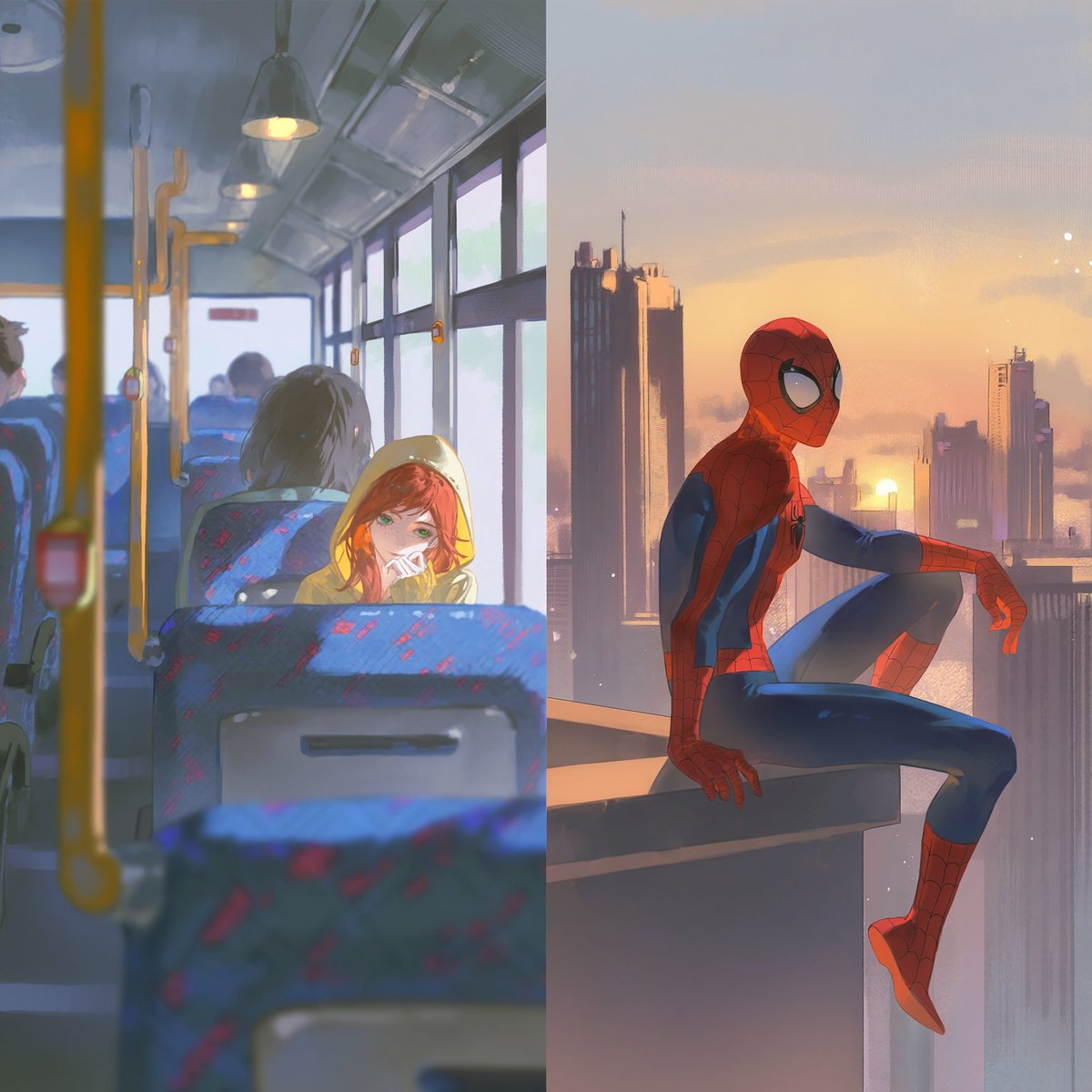 ImpactAfterimag's tweet photo. Jean and Peter
#Spiderman #SpidermanBrandNewDay #PixAITsubakiV3 https://t.co/IwZjNBFXRc