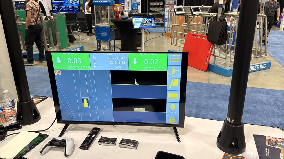 MetaconCanada's tweet photo. We're live at the #HutteriteManufacturingExpo in #Winnipeg showcasing our #DualMast #Unicontrol #MachineControl system. Stop by to see how #GNSS #GPS and #ConstructionTech deliver simple, accurate results in the field. 🚜📡 

Contacts Us:
https://t.co/ehf5H6ELk9 https://t.co/8Uaa2fgook