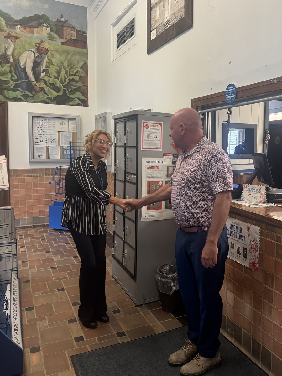 RepDaveTaylor's tweet photo. This week my team and I stopped by the Georgetown Post office to say hello to staff and thank them for the hard work they do every day!

I was proud to have the House of Representatives recently pass my resolution renaming the post office in honor of President Ulysses S. Grant, a local legend who called this town home.

We then popped over to President Grant’s boyhood home and received a tour from the knowledgeable staff there. Southern Ohio has a rich history, and it’s my honor to continue advocating for the needs of small towns like Georgetown in Congress!