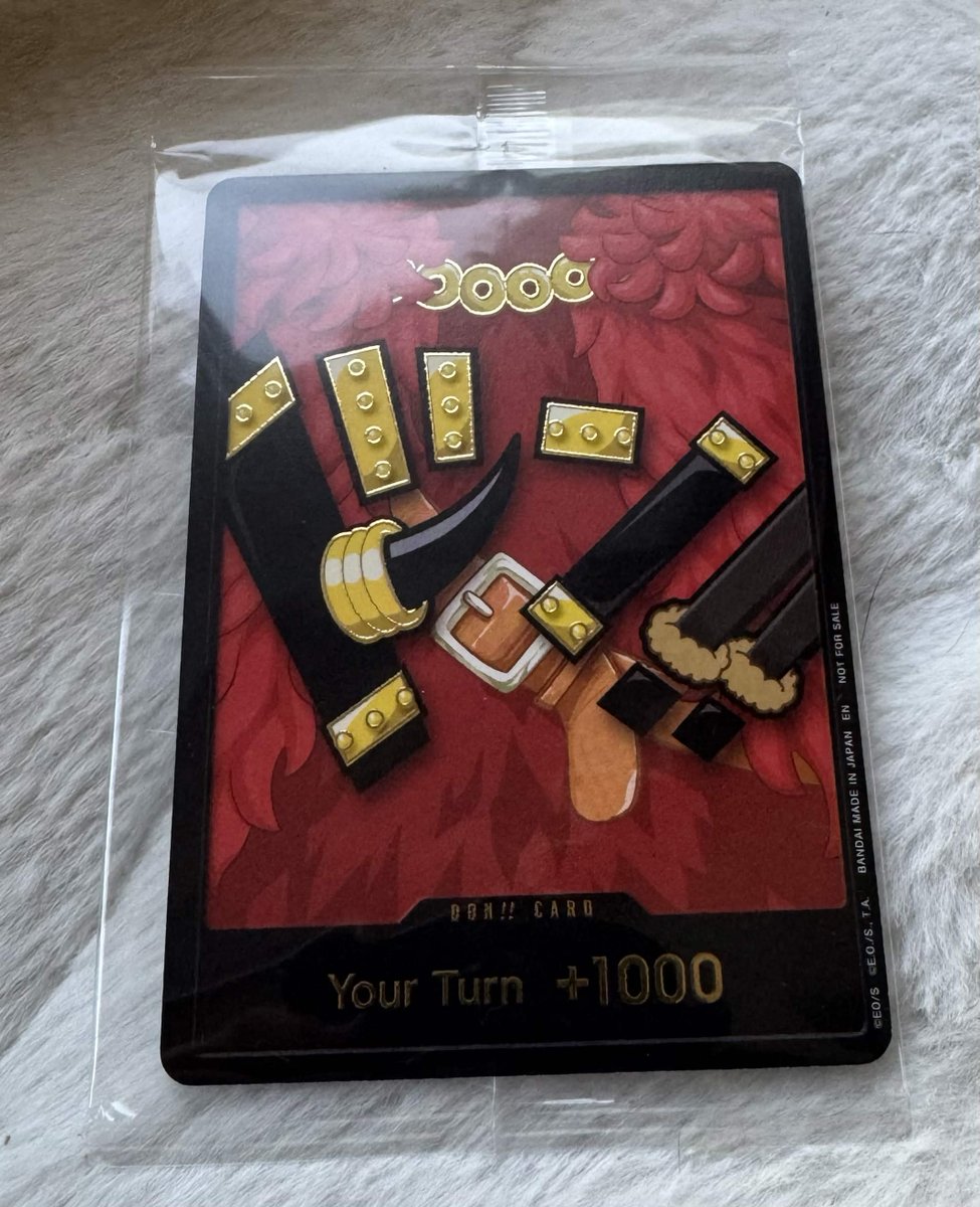Mr_Vudoo's tweet photo. Giving away an Elbaph Luffy Don courtesy of @wickedd_tcg winning his first regional!

All you gotta do is  
♥️ Follow @KataCori5 &amp; @Mr_Vudoo
♻️ Repost/retweet 
👫 Tag a friend you’d game with
🏆 Winner picked 8/20/26
🆓 GLOBAL Shipping https://t.co/B5tYNy8QGp