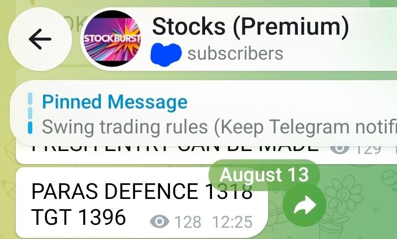 stockburst9's tweet photo. { 14 AUGUST PERFORMANCE }📊🔥

#PARASDEFENCE 1318 ➡️ 1400 (+6.2%) 🚀

#RATANVEER 220 ➡️ 233 (+5.9%) 📈

#DIVGI 1231 ➡️ 1318 (+7.1%) 💥   

#IDEA 13.4 ➡️ 14.19 (+5.9%) ⚡   
 
🚀 MORE UPSIDE POTENTIAL AHEAD 📊🔥