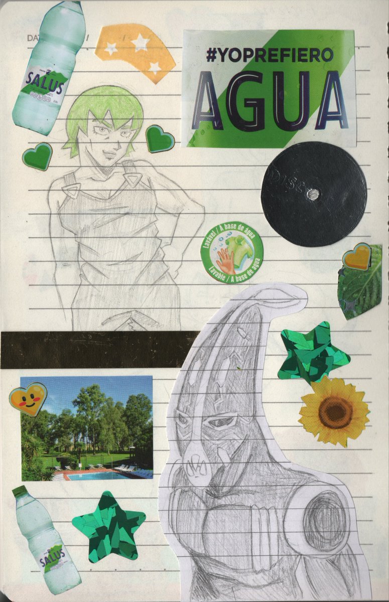 ManBehindTree's tweet photo. Drew F.F. on my sketchbook. Sadly my scaner didn't catch the gold details

#jjba https://t.co/J1H0BauCDK