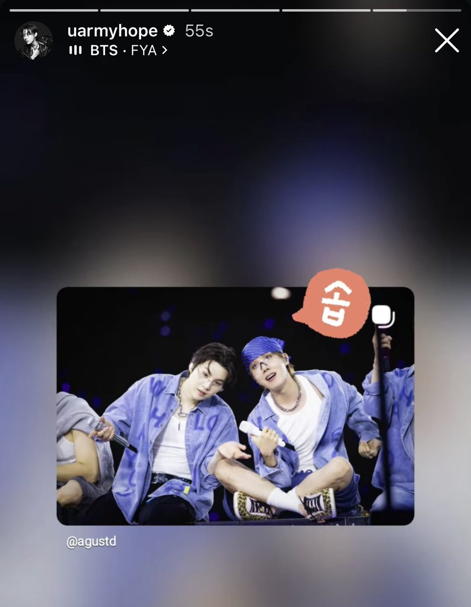 JHPOPBASE's tweet photo. j-hope Instagram story

*he used a SOPE sticker* https://t.co/sHyICu1luM