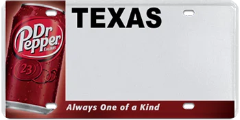kissphoria's tweet photo. just found out the state of texas discontinued the Dr. Pepper license plate in 2014 because not enough people used it, we used to be a country man https://t.co/eqvdGoE8B7
