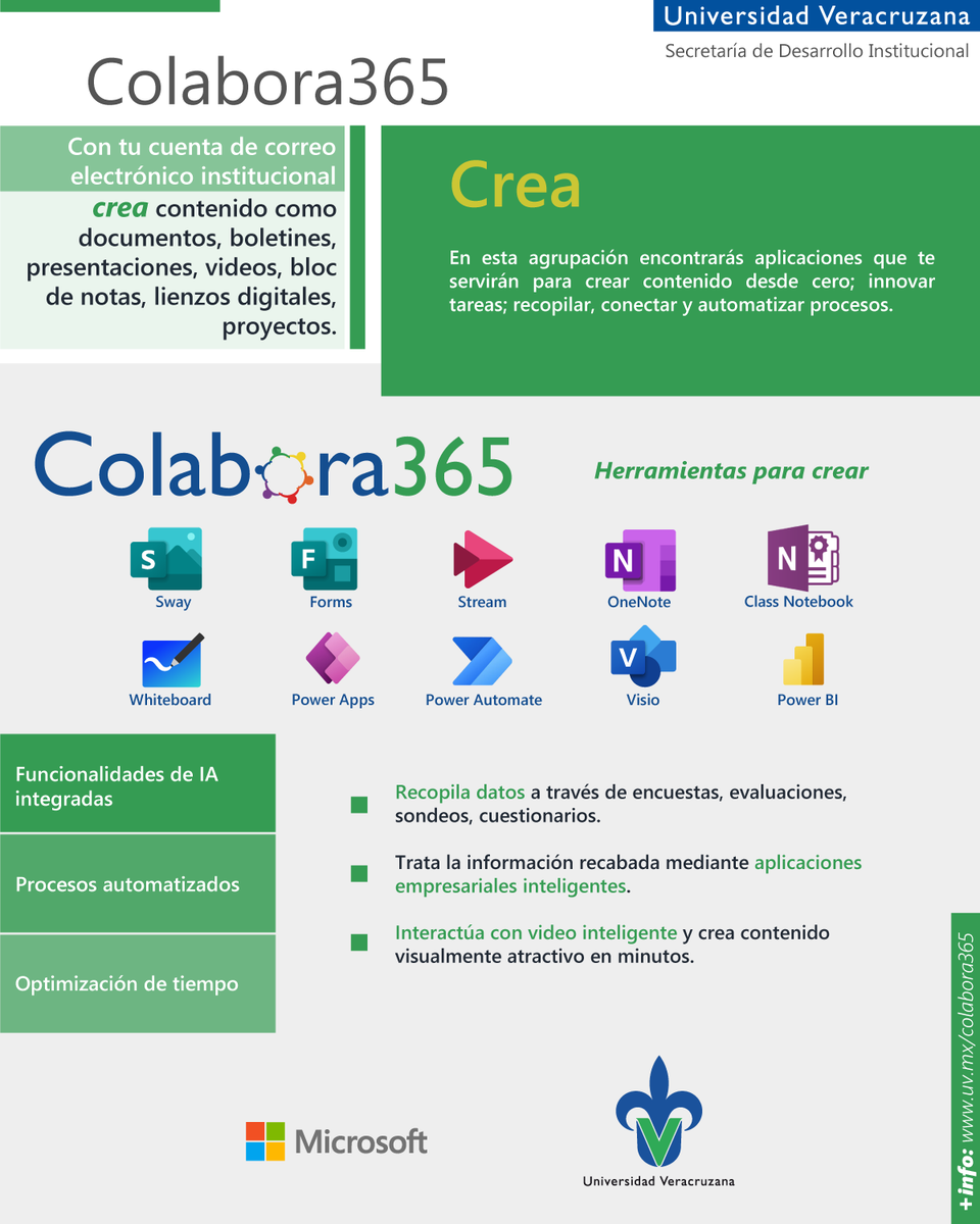 infoseguraUV's tweet photo. #Colabora365 ha seleccionado 10 herramientas eficientes para que crees contenido desde cero 💡
Combina sus funcionalidades y potencia tu trabajo creativo.
Descúbrelas aquí 👉 https://t.co/MAwxP3fvih https://t.co/U0ifDzDZKH