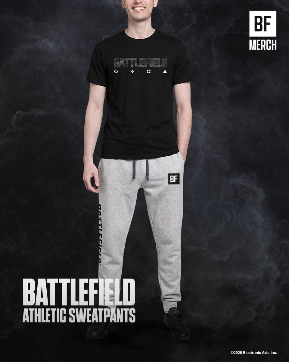 BF_Merch's tweet photo. High-performance comfort for your daily loadout 🎯

Upgrade your specs with the official Battlefield Essentials Athletic Sweatpants. Heavyweight warmth made for the grind.

Secure yours now at the link in bio! 🪖

@Battlefield #BattlefieldMerch https://t.co/a6r4IygVRz https://t.co/ZERCpPpjnZ