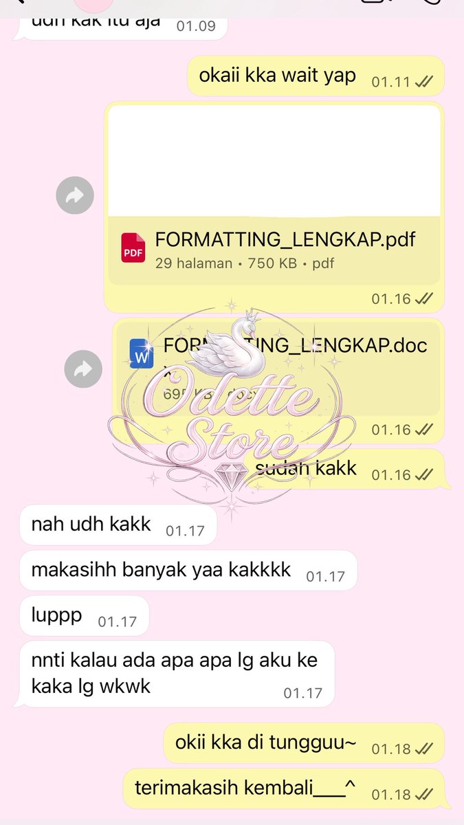 odettestore_'s tweet photo. #sintestimoni formating skripsi https://t.co/UkPpc94zDY