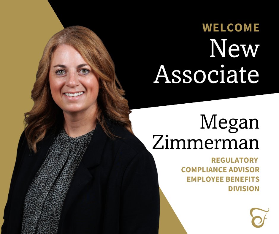 TheFedeliGroup's tweet photo. Welcome to The Fedeli Group! Megan Zimmerman joins our Employee Benefits Division as a Regulatory Compliance Advisor.

#TFGWelcome https://t.co/5axDMMd0H2