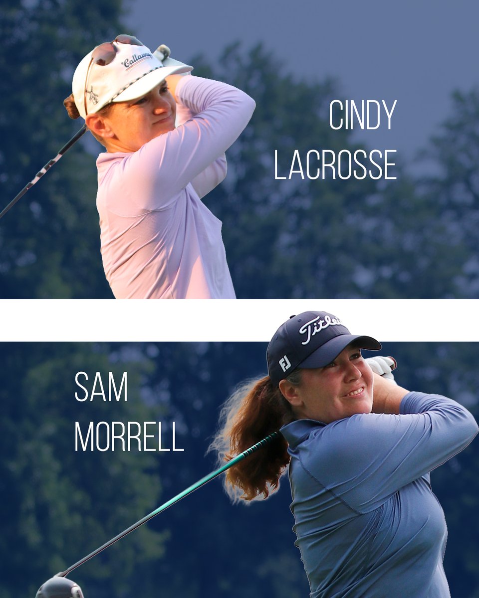 MetropolitanPGA's tweet photo. Sam Morrell &amp; Cindy LaCrosse were the two women in a field of 130+ PGA Pros at the #MetProChamp &amp; played their way through the 36-hole 🏌️‍♀️🏌️‍♀️

Proud to see Sam and Cindy represent the #WomenOfThePGA &amp; competing on one of our biggest stages ⛳️

#PGAPro #WomenInGolf https://t.co/klGLR41tme