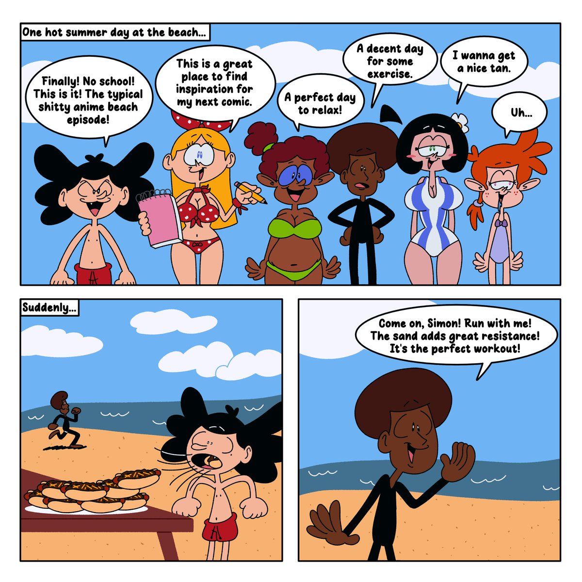 cjay_2d's tweet photo. Grape Hill Episode 21: Swimsuit Special (The Fanservice Episode, Frankly)

#grapehill #cartoon #comic #cjay_2d https://t.co/hp3C2yonJz