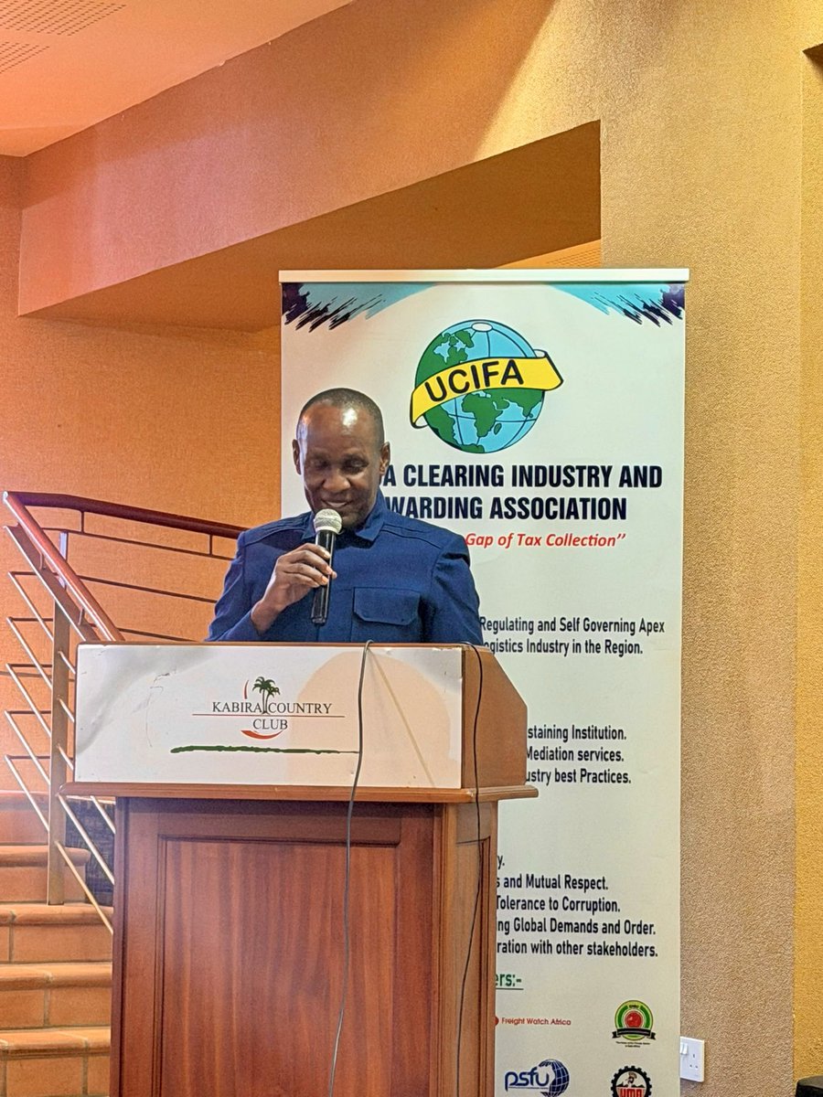 mukulaa's tweet photo. I was honored to serve as Patron of the Uganda Clearing Industry and Forwarding Association (UCIFA), representing over 700 members, at an important engagement held at Kabira Country Club, Kampala.

The occasion brought together key stakeholders, including the URA Commissioner General, representatives of the Minister of Trade and Industry, Hon. Sanjay Tanna, and leaders from across Uganda’s clearing, forwarding and logistics industry.

Uganda’s competitiveness depends on efficient trade facilitation, professional standards, digitalization, faster cargo clearance and stronger cooperation between Government and the private sector. UCIFA remains a critical partner in making Uganda a competitive regional trade and logistics hub.
@R_Nabbanja 
@STanna444 

#UCIFA #TradeFacilitation #Logistics #Uganda #PrivateSector #RegionalTrade