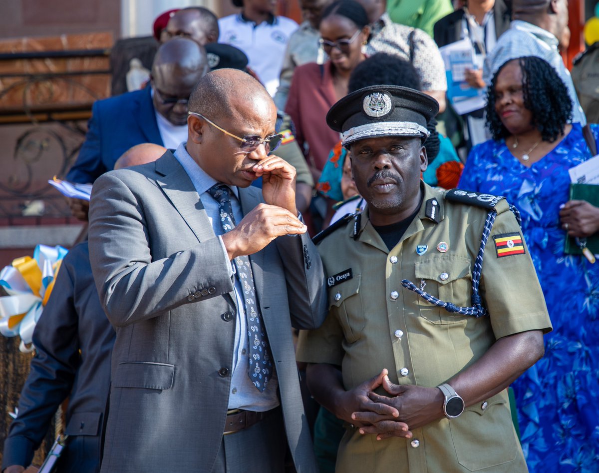 PoliceUg's tweet photo. Lieutenant General Musanyufu informed the meeting that its purpose was to evaluate performance against set targets. He emphasised that the evaluation would enable the agencies to assess their progress and establish a solid foundation for future endeavours.

He also stated that this performance review aligns with the national performance framework. 

General Musanyufu also congratulated the police for successfully policing the 2026 General elections 

The Deputy Inspector General of Police @JamesOcaya presented UPF’s annual performance.