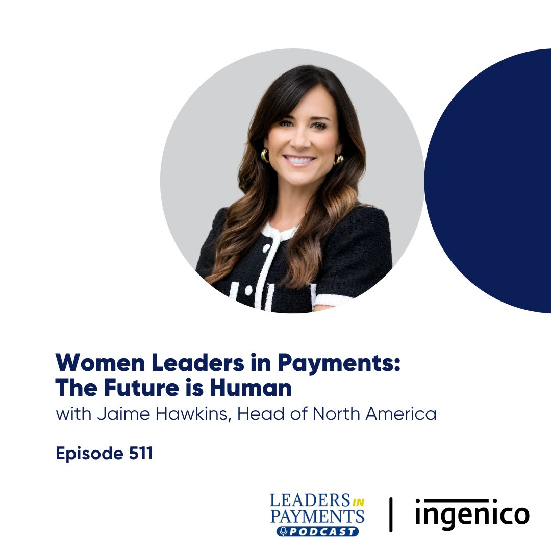 IngenicoNA's tweet photo. As payments become smarter, how do we keep the human element at the heart of each interaction?

In Episode 511 of Women Leaders in Payments, Jaime Hawkins, Head of North America, joins host Greg Myers to explore why people drive the future of commerce.

👉 https://t.co/ckWLwJslU7 https://t.co/iWMPs1wkIv