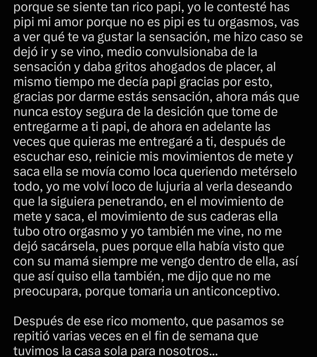 incesto4ever's tweet photo. @Alberto827535 Última parte https://t.co/o3sMAHNwOO