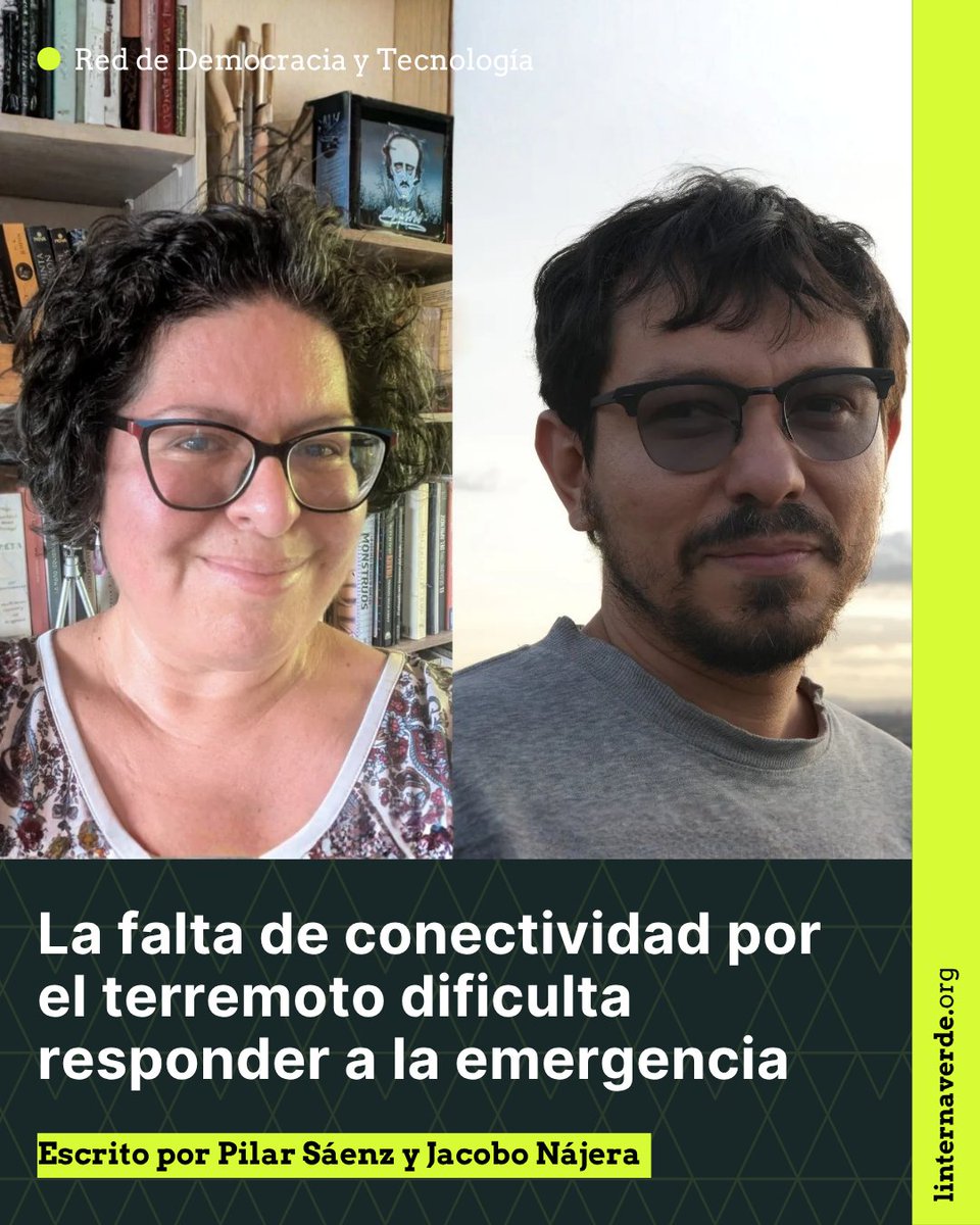 linterna's tweet photo. Pilar Sáenz y Jacobo Nájera, analizan las afectaciones a la conectividad tras el terremoto del 11 de agosto en Colombia y advierte sobre la importancia de garantizar las comunicaciones durante una emergencia.

🔗 Lee la columna completa en La Silla Vacía. https://t.co/7sL6nq5HZo