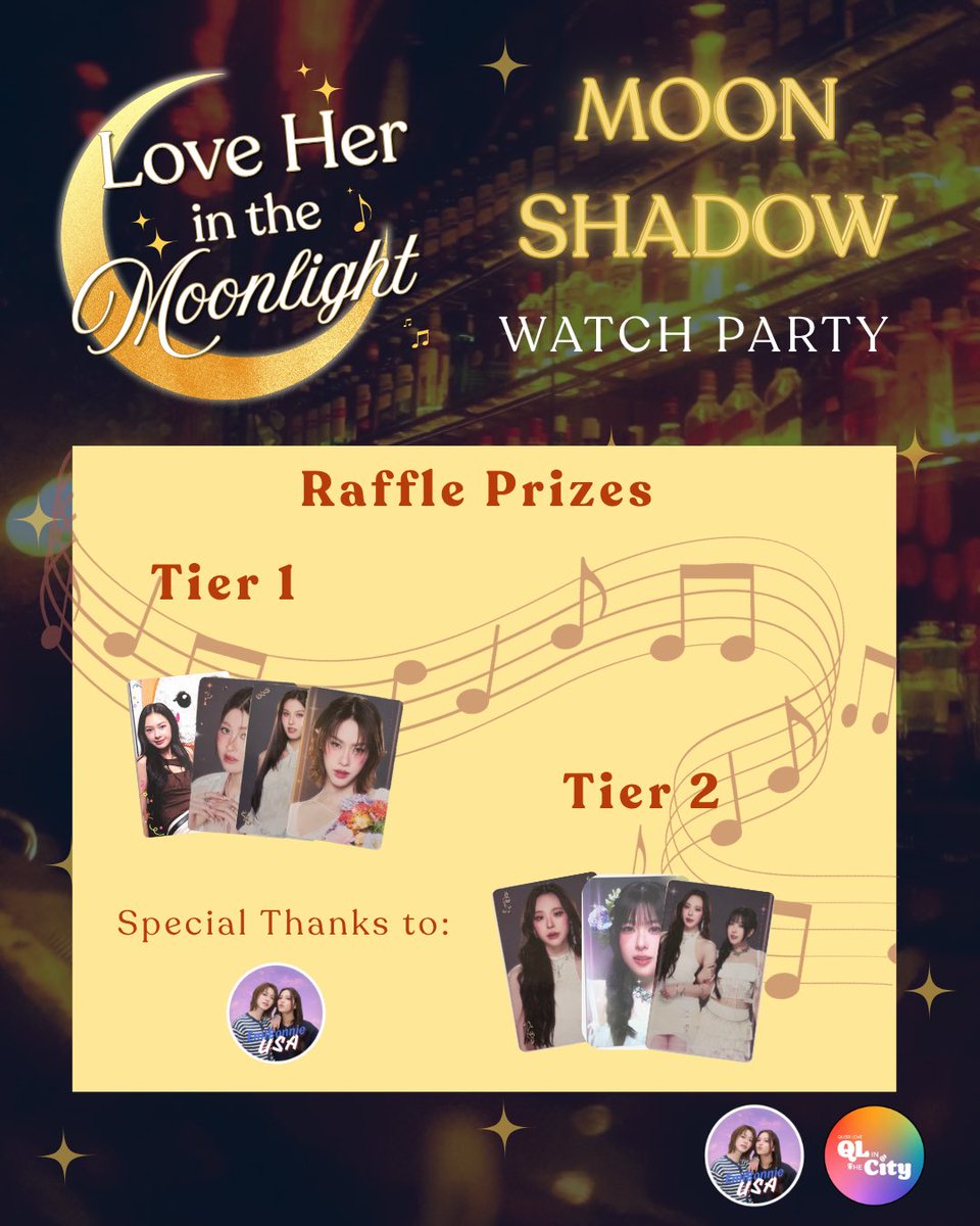 QLintheCity's tweet photo. 🌙✨ MOON SHADOW WATCH PARTY ✨🌙
Wondering what you can look forward to? 👀🍿Check out our event perks and raffle prizes!Come join us for a fun afternoon of Moon Shadow, GL, and good company. 

#MoonShadowSeries #EmiBonnie #LoveHerInTheMoonlight #GLWatchParty #QLInTheCityEvents https://t.co/8SRgSRltEW