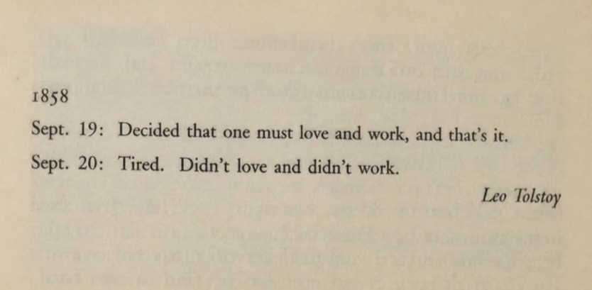 historyinmemes's tweet photo. Probably the most relatable diary entry ever written.

Tolstoy wrote these diary entries in 1858, when he was around 30 years old and still years away from writing War and Peace and Anna Karenina.

He had already served in the Crimean War and was gaining recognition as a promising young writer, but his diaries reveal someone constantly struggling to create rules, discipline, and purpose in his own life. From a young age, he kept detailed journals documenting his ambitions, failures, habits, and attempts at self-improvement.

What makes these entries so relatable is how human they feel. One day, Tolstoy seemed to have figured out the meaning of life. The next, he was apparently too tired to actually do anything about it.