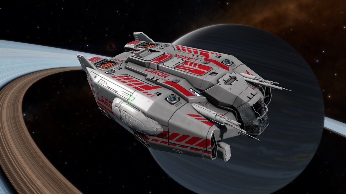 LakonAerospace's tweet photo. Looking for a ship that works as hard as you do? The Lakon Type-6 Transporter delivers dependable cargo performance, practical design, and trusted versatility for commanders who value substance over spectacle. Lakon Spaceways: built for the job, not the brochure. https://t.co/jDud538EJd