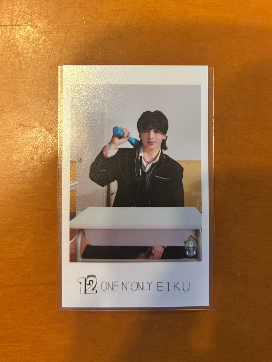 MiNsu0o's tweet photo. @eijun198 はじめまして、検索から失礼いたします。
添付EIKU(後)を所持しております。
シューヤと交換いただくことは可能でしょうか。
15日13時頃まで会場周辺にいる予定なのですが、現地でのお取引は何時頃を想定されてますでしょうか。
ご検討いただけますと幸いです。 https://t.co/2nzaTbmzwR