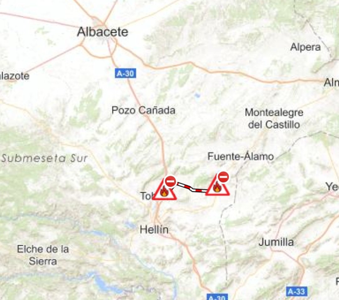 El_Batefuegos's tweet photo. #IFTorraba #Albacete
Situación Operativa 1
Corte de carretera:
⛔CM-3215
#IIFF https://t.co/VtTqZA1zvT