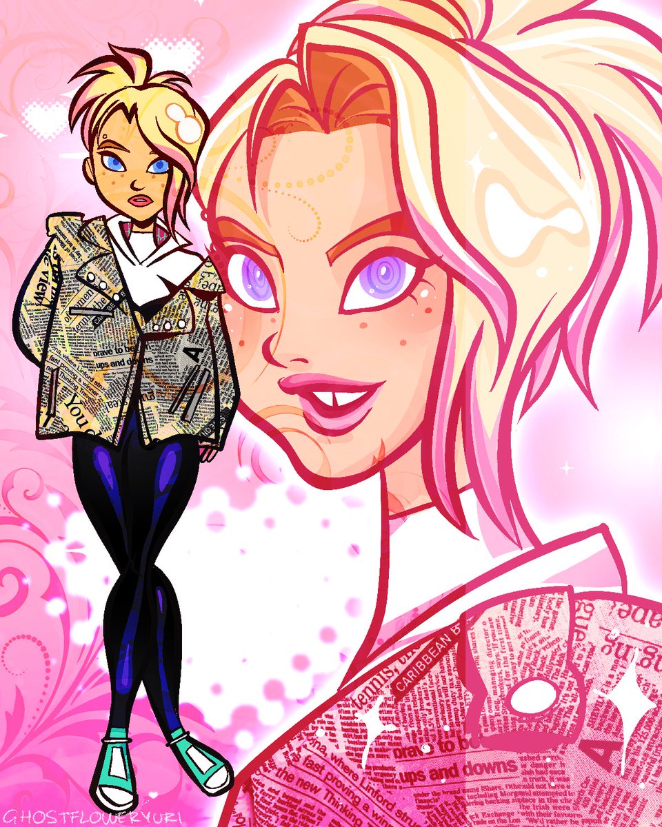 ghostfloweryuri's tweet photo. she’s such a cutie pie my gwen https://t.co/Cme2pnsc6B