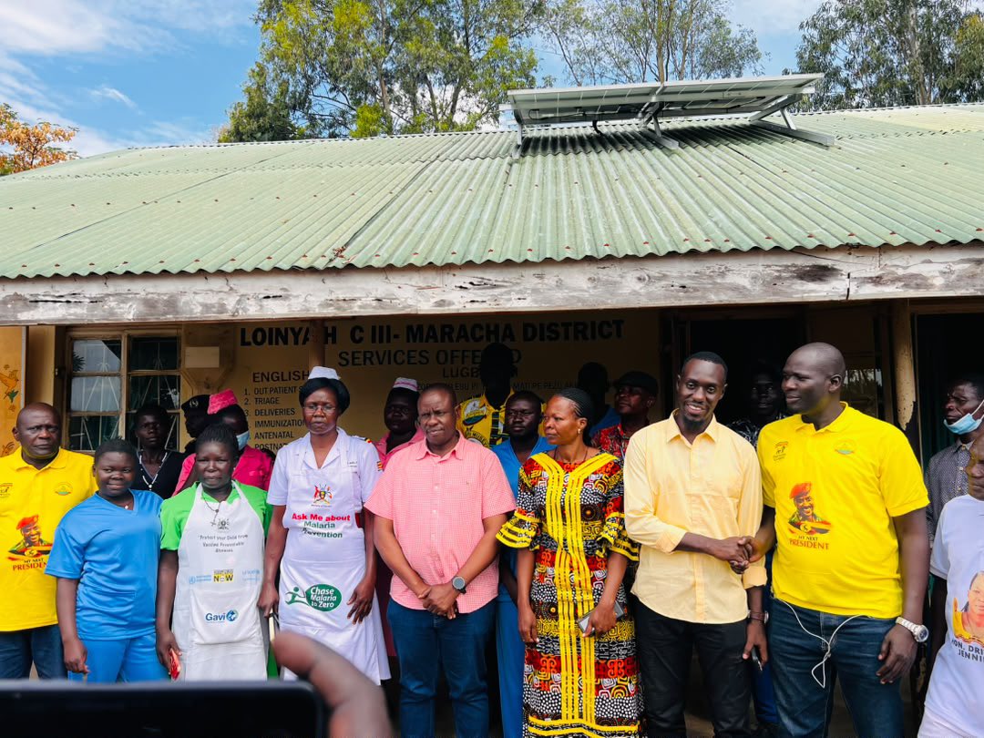 BalaamBarugahar's tweet photo. Earlier today, together with all MPs from Maracha, we visited Loinya Health Centre III in Maracha District.

We were informed that 2 years ago over UGX 650 million was budgeted for the construction and upgrading of the health centre. However, on the ground, nothing has been built not even a toilet. All we found was a signpost installed recently upgrading a facility with 1 bed as health center 3 grade .

This raises very serious questions about the utilization of public funds and accountability in Maracha District. If the UGX 650 million was released, where did the money go, who received it, who authorized the expenditure, and where are the works?

We shall follow the money and demand answers. Public funds belong to the people of Maracha and must be used to deliver essential services not diverted for personal benefit.

Enough is enough. We must stop the theft and wastage of public resources.