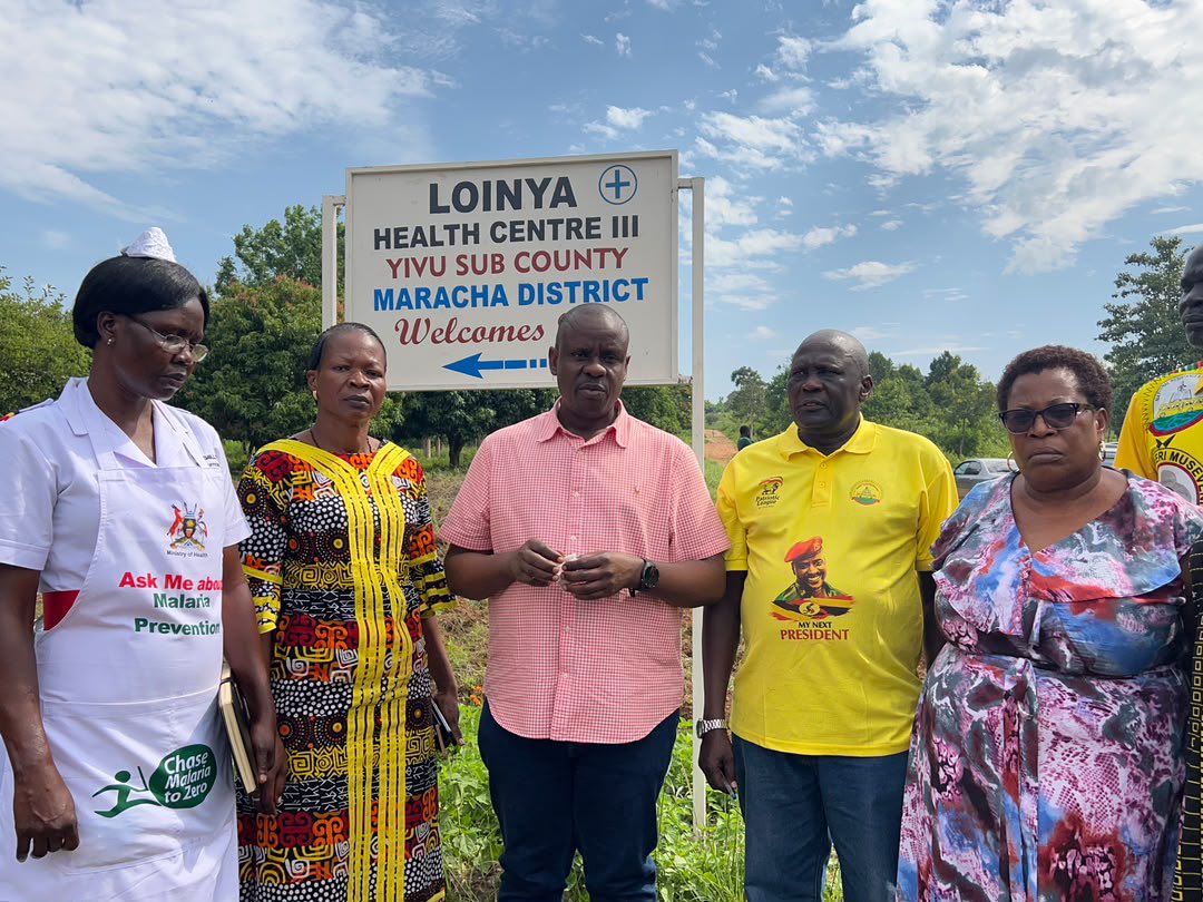 BalaamBarugahar's tweet photo. Earlier today, together with all MPs from Maracha, we visited Loinya Health Centre III in Maracha District.

We were informed that 2 years ago over UGX 650 million was budgeted for the construction and upgrading of the health centre. However, on the ground, nothing has been built not even a toilet. All we found was a signpost installed recently upgrading a facility with 1 bed as health center 3 grade .

This raises very serious questions about the utilization of public funds and accountability in Maracha District. If the UGX 650 million was released, where did the money go, who received it, who authorized the expenditure, and where are the works?

We shall follow the money and demand answers. Public funds belong to the people of Maracha and must be used to deliver essential services not diverted for personal benefit.

Enough is enough. We must stop the theft and wastage of public resources.