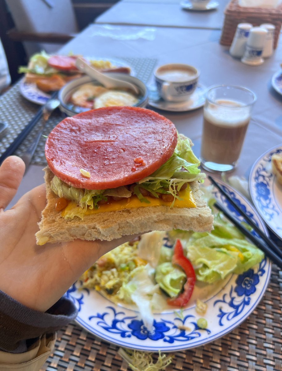 ray_2lkrm's tweet photo. My go-to busy weekday lunch: whole-grain sandwich with turkey slices, fresh veggies and a cup of hot lemon tea—quick, tasty and keeps me fueled for the afternoon!， https://t.co/Gv3PyBpgs0