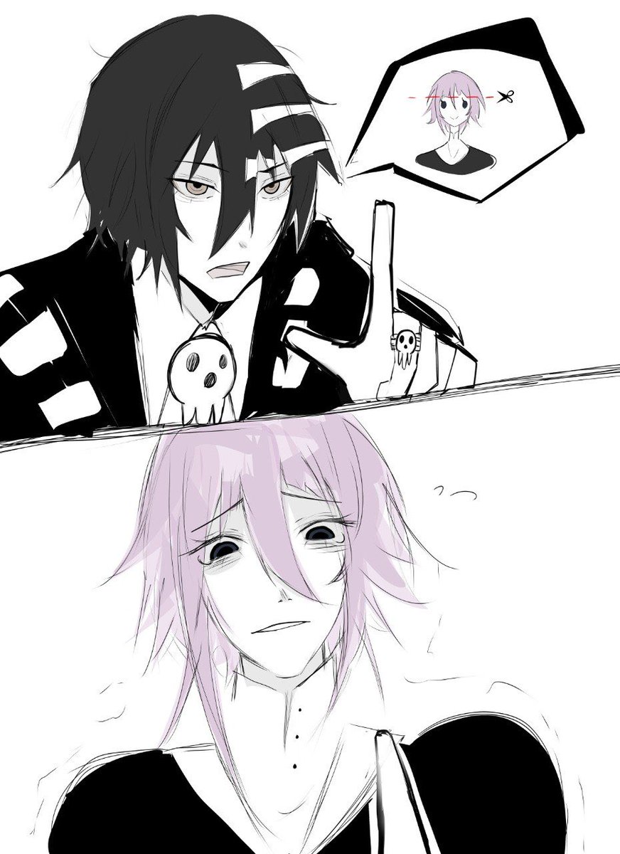 ake4chi's tweet photo. #souleater #kid #crona #fanart
they are my two favorite characters from soul eater, so i plan to draw them more often. https://t.co/Ljo08rDlZ2