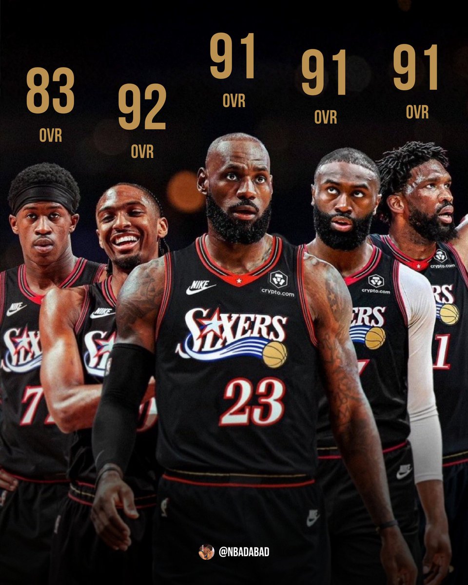 NBAdabad's tweet photo. Agora imagina a galera escolhendo o Sixers pra jogar no NBA 2K27...

💀 https://t.co/qLQCSE0F25